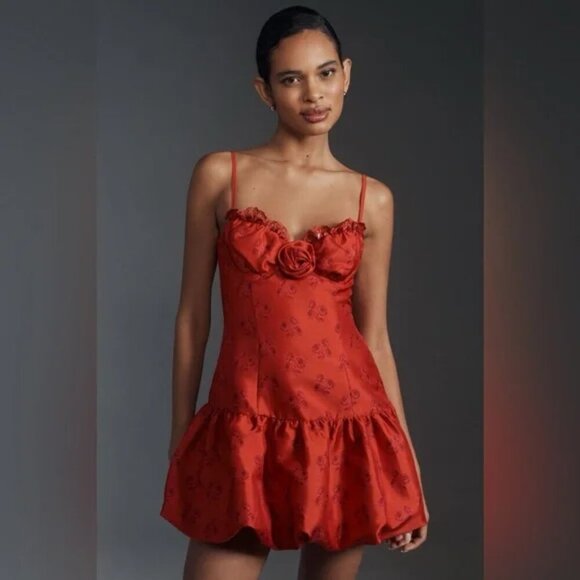 Anthropologie For Love & Lemons Annika Mini Dress - Picture 1 of 6
